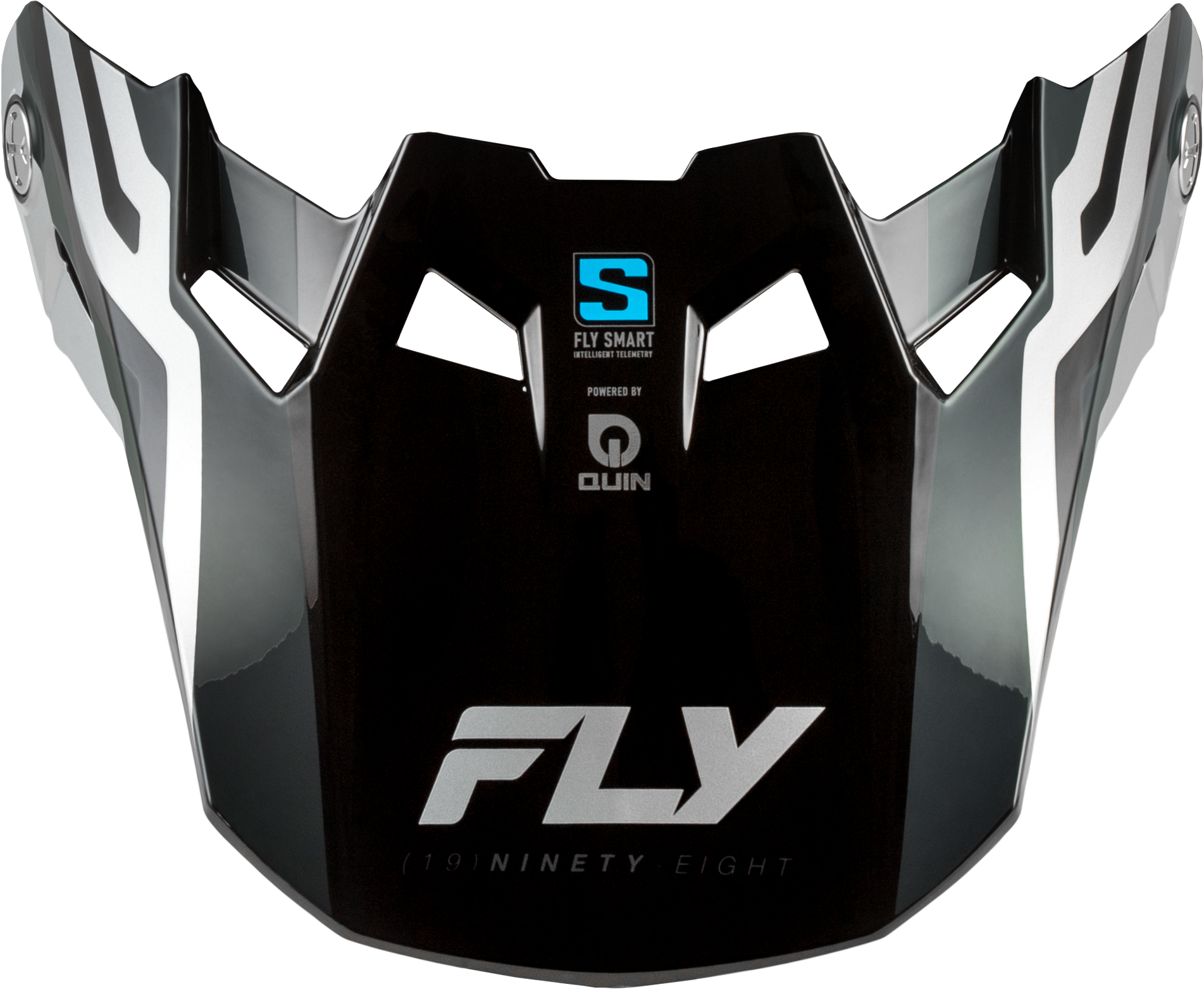 FORMULA S CARBON BYTE VISOR BLACK CARBON/GREY/SILVER YL/SM