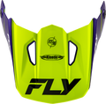 KINETIC RALLY HELMET VISOR HI-VIS/BLUE/BLACK XS/SM