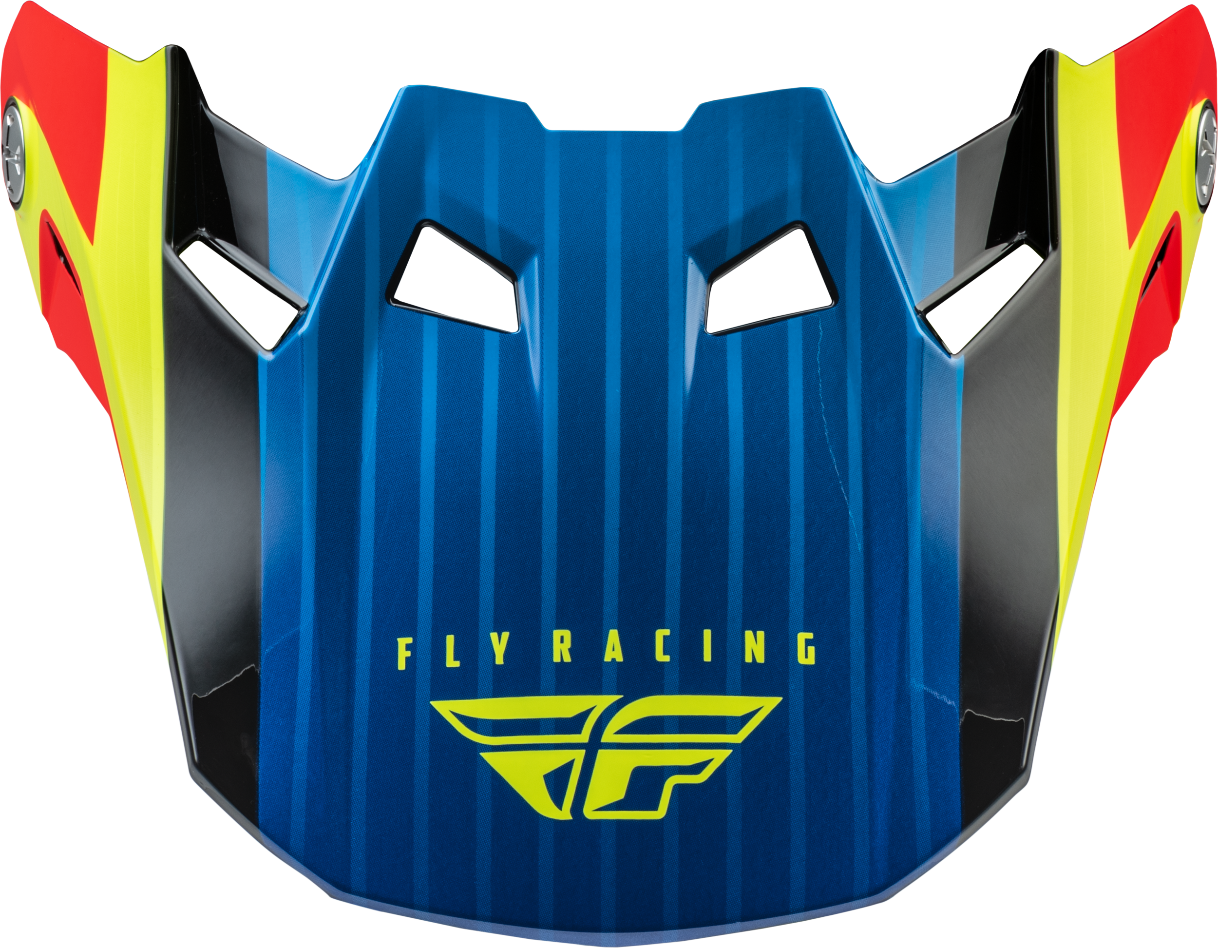 FORMULA CARBON PRIME VISOR HI-VIS/BLUE/RED YL/SM