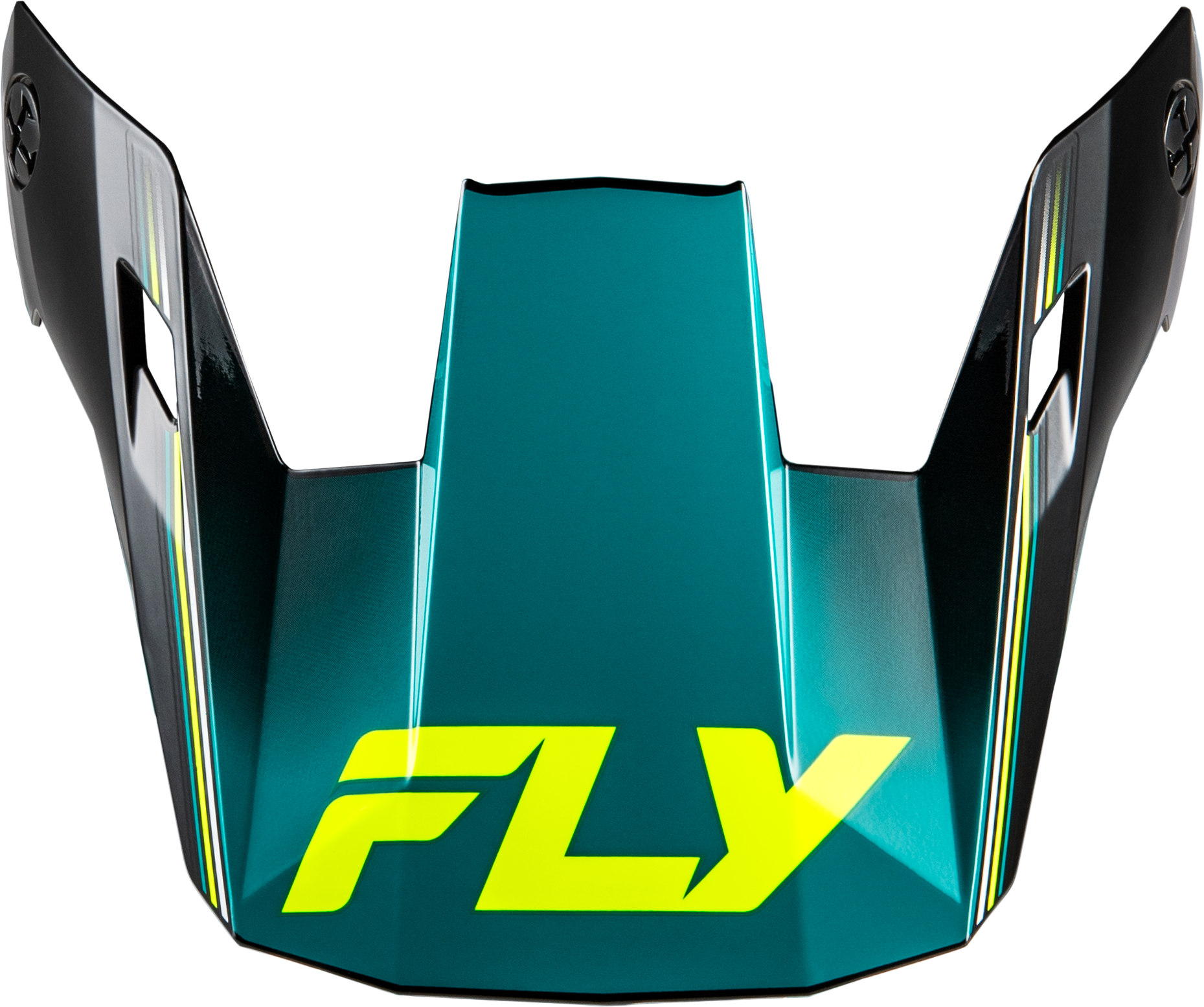 RAYCE REPEAT HELMET VISOR BLACK/TEAL/HI-VIS XS-LG
