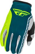 LITE GLOVES GREY/LIME/TEAL XS