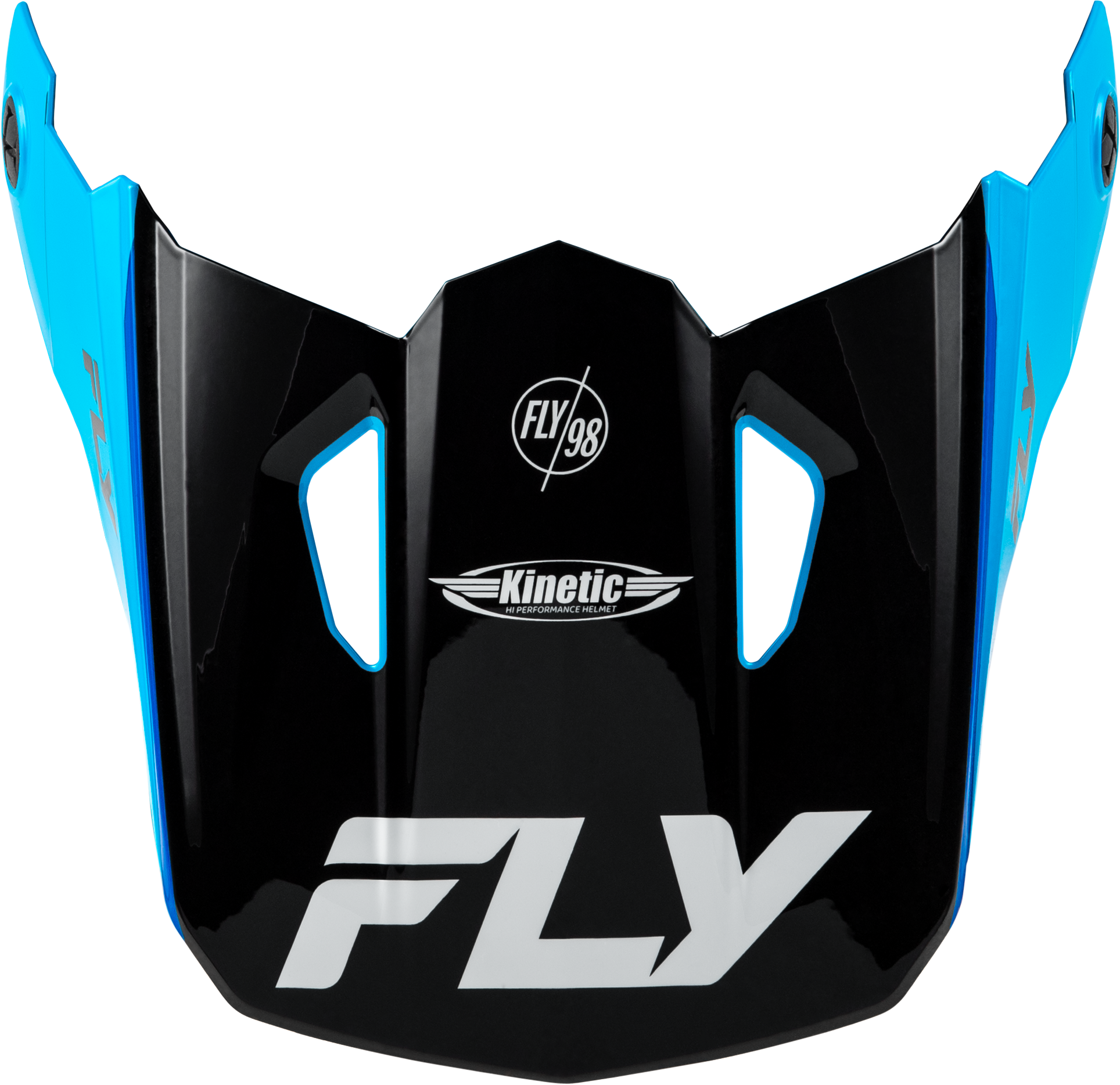 KINETIC RALLY HELMET VISOR BLUE/BLACK/WHITE XS/SM
