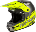 YOUTH KINETIC SURGE HELMET GREY/HI-VIS YL
