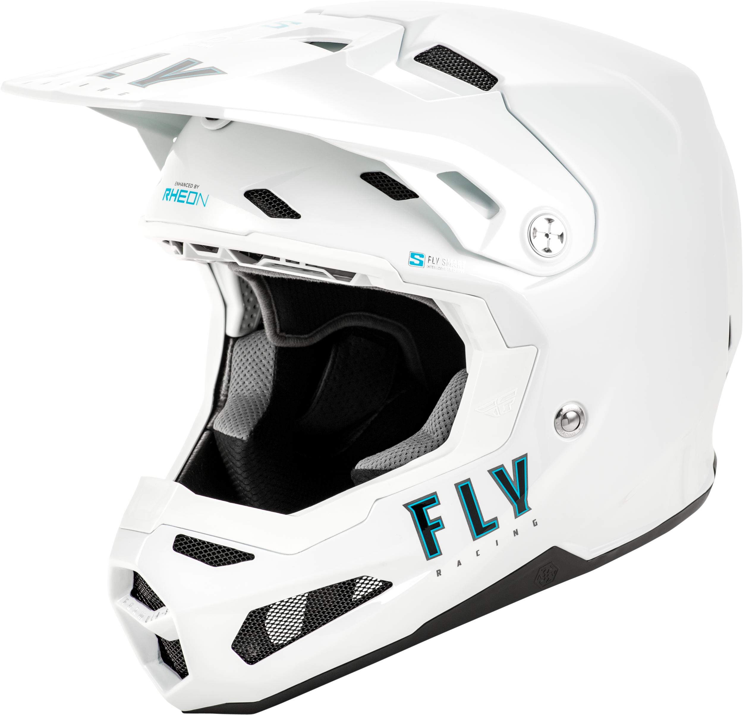 YOUTH FORMULA S CARBON SOLID HELMET WHITE YL