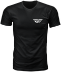 FLY STAPLE TEE BLACK 2X