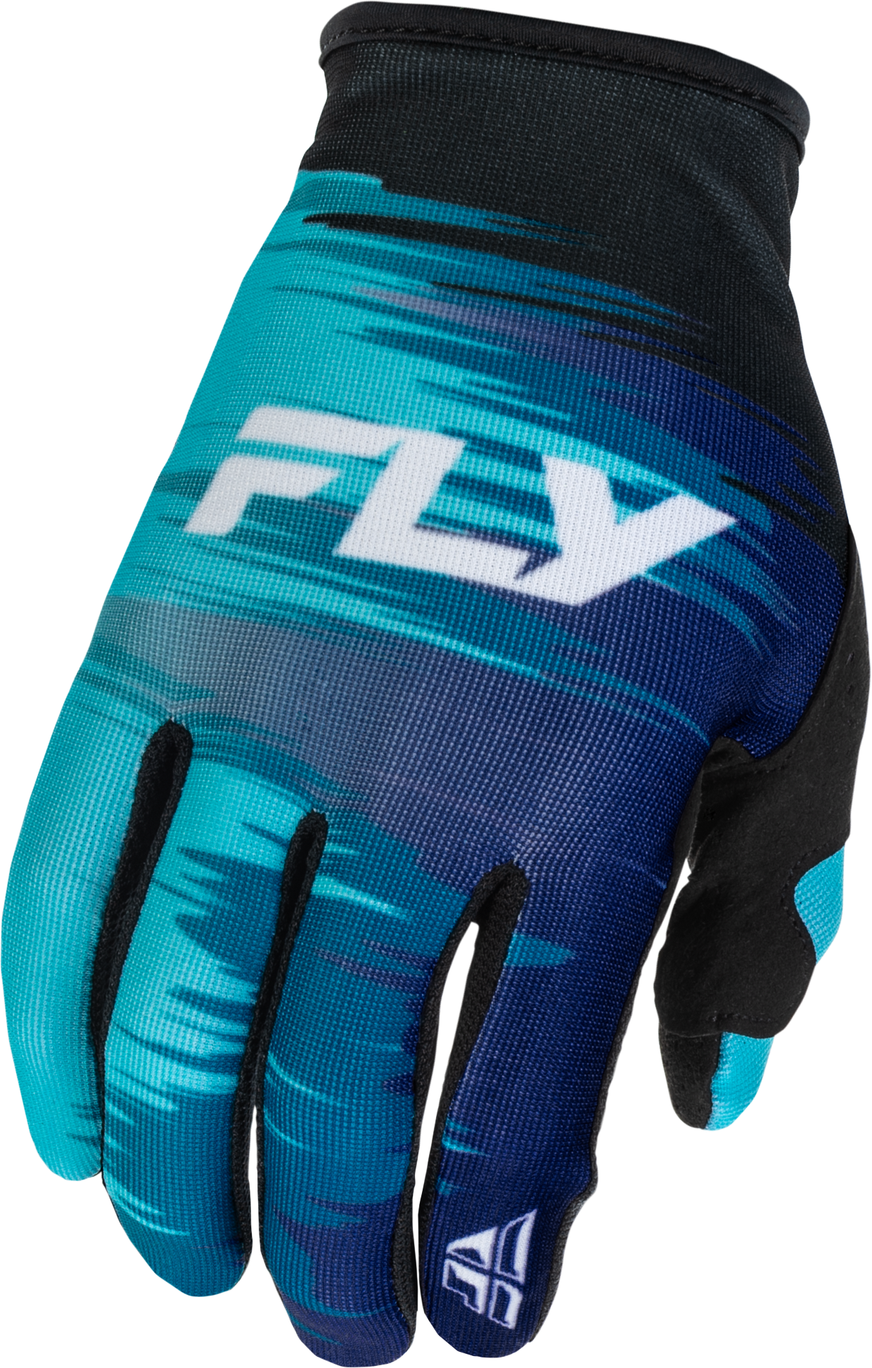 GIRL'S LITE GLOVES AQUA/NAVY/WHITE YL