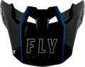 FORMULA CARBON TRACER VISOR BLUE/BLACK YL/SM