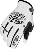 MOTO-FLEX GLOVES GOLDEN STATE WHITE/BLACK 3X