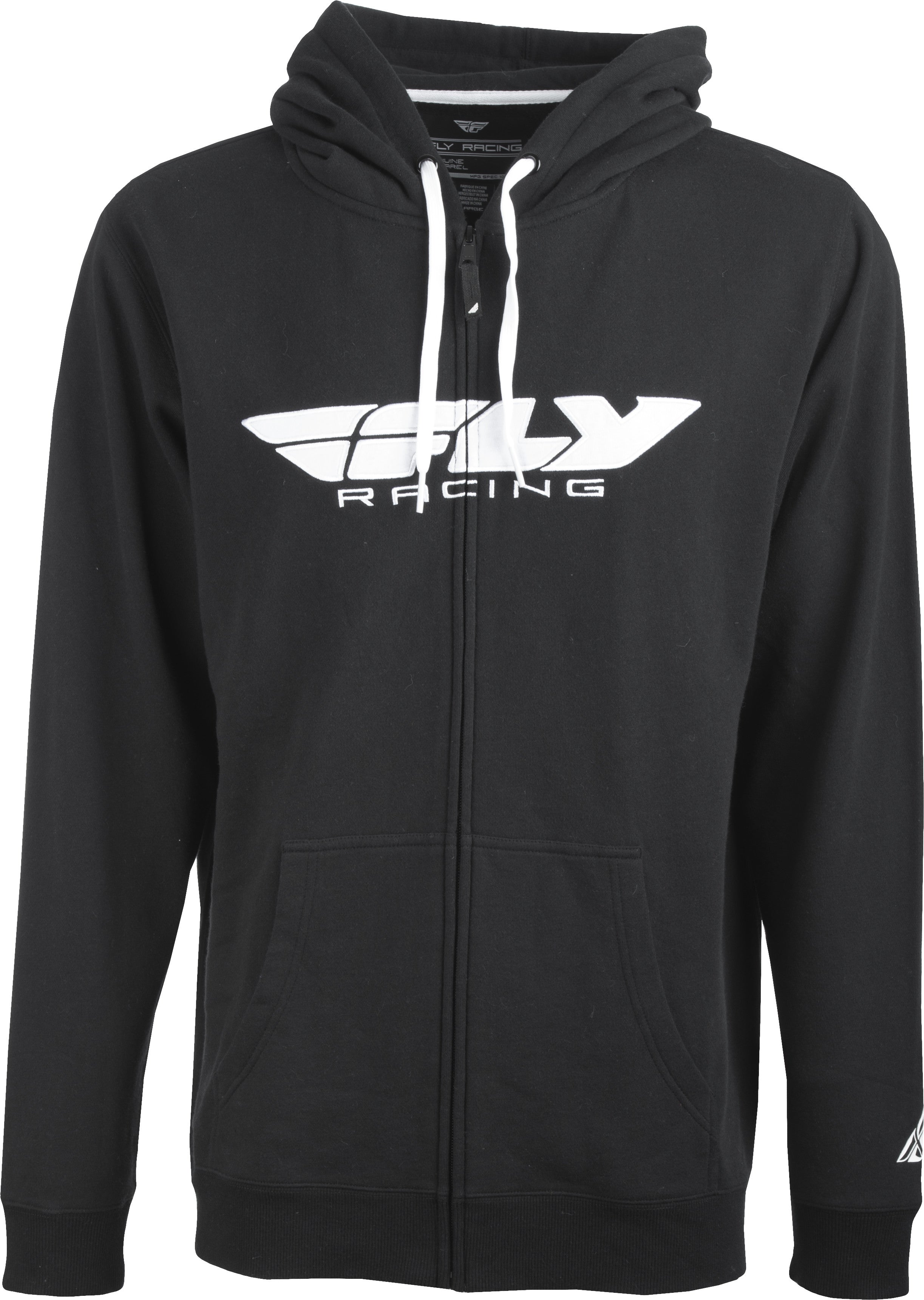 FLY CORPORATE ZIP UP HOODIE BLACK 2X