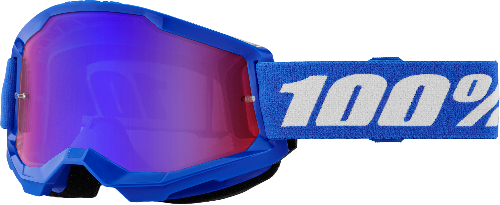 STRATA 2 JUNIOR GOGGLE BLUE MIRROR RED/BLUE LENS