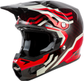 FORMULA S CARBON BYTE HELMET RED CARBON/RED/GREY XS